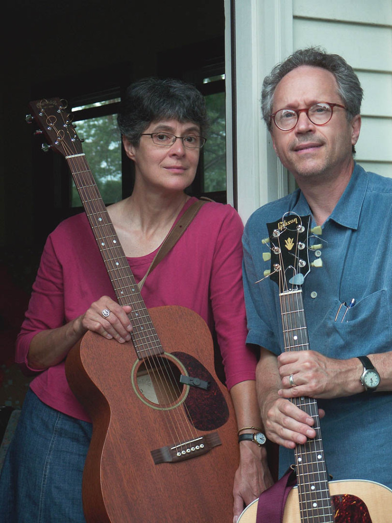 Gretchen Schaefer and Doug Hubley in a Day for Night publicity photo taken by the Kodak self-timer. Hubley Archives.